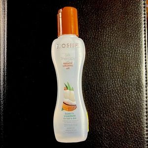 Biosilk Silk Therapy with natural coconut oil leave in treatment-NEW 2 bottles!!